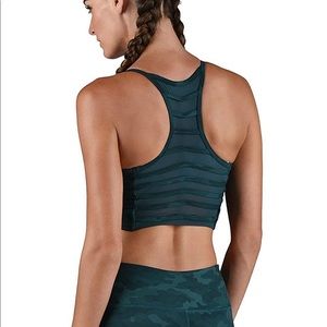 Glyder Alter Crop Bra Silver Pine Camo XS
